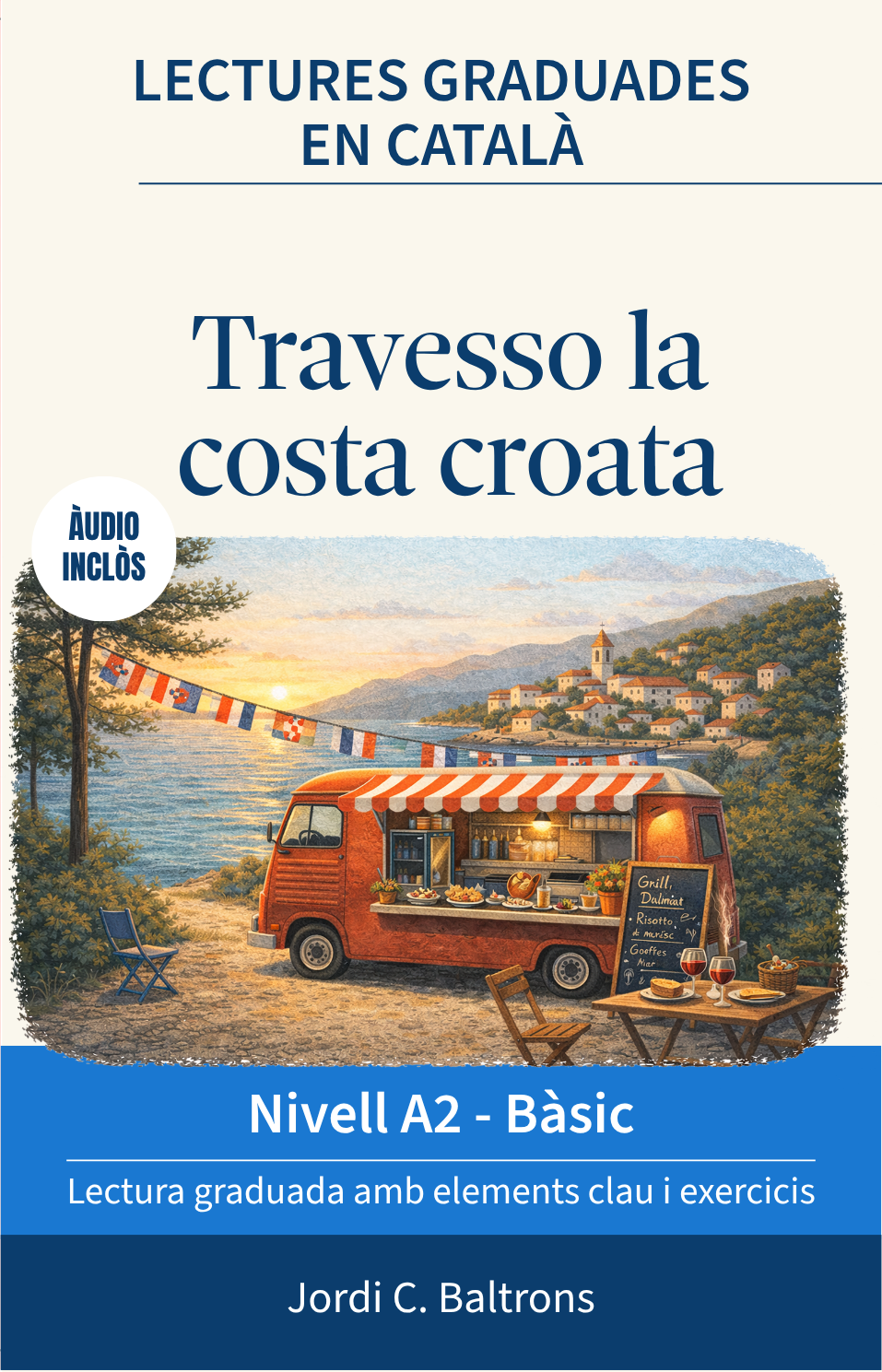 Travesso la costa croata, lectura graduada en català nivell A2